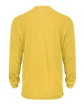 Badger 4104 Unisex B-Core Long Sleeve T-Shirt - Gold - back