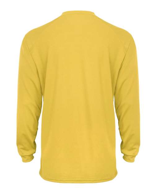 Badger 4104 Unisex B-Core Long Sleeve T-Shirt - Gold - back