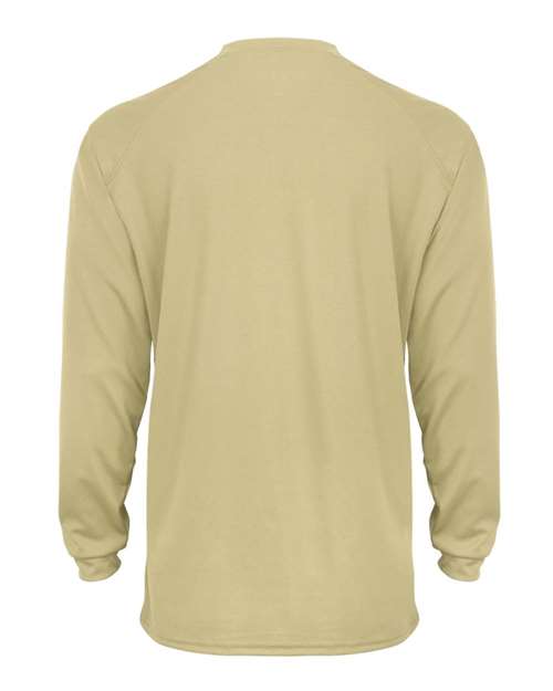 Badger 4104 Unisex B-Core Long Sleeve T-Shirt - Vegas Gold - back
