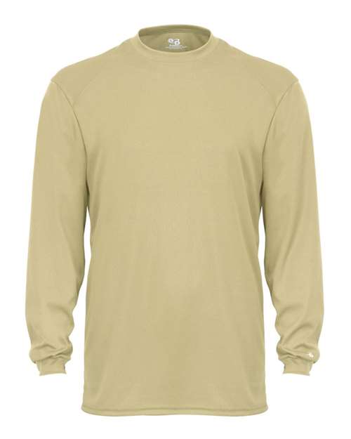 Badger 4104 Unisex B-Core Long Sleeve T-Shirt - Vegas Gold - front