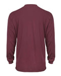 Badger 4104 Unisex B-Core Long Sleeve T-Shirt - Cardinal - back