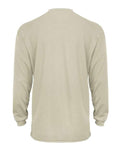 Badger 4104 Unisex B-Core Long Sleeve T-Shirt - Sand - back