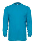 Badger 4104 Unisex B-Core Long Sleeve T-Shirt - Electric Blue - front