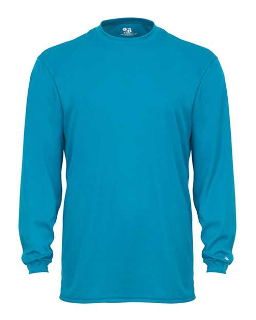 Badger 4104 Unisex B-Core Long Sleeve T-Shirt - Electric Blue - front