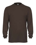 Badger 4104 Unisex B-Core Long Sleeve T-Shirt - Brown - front