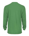 Badger 4104 Unisex B-Core Long Sleeve T-Shirt - Kelly - back