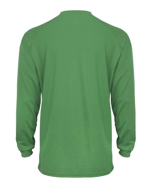 Badger 4104 Unisex B-Core Long Sleeve T-Shirt - Kelly - back