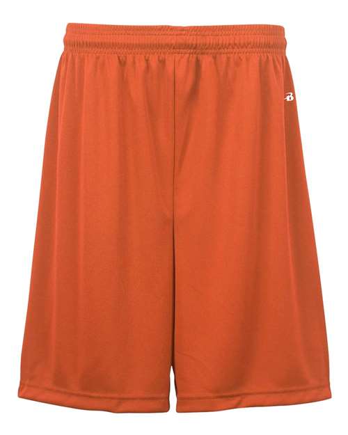 Badger 4107 Men's B-Core 7" Shorts - Burnt Orange - front