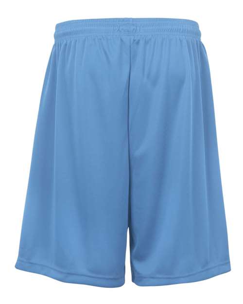 Badger 4107 Men's B-Core 7" Shorts - Columbia Blue - back