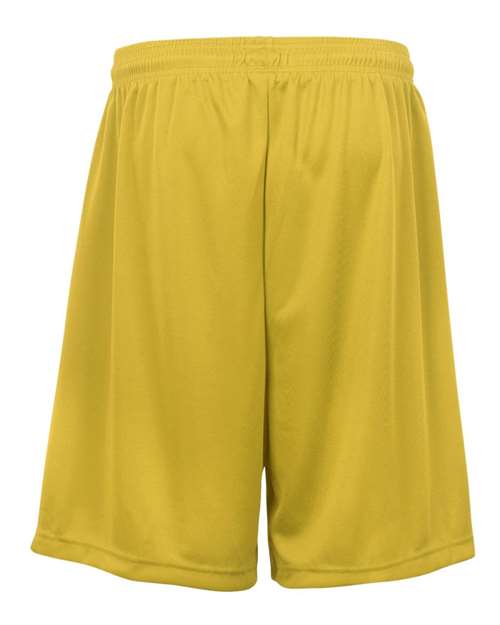 Badger 4107 Men's B-Core 7" Shorts - Gold - back