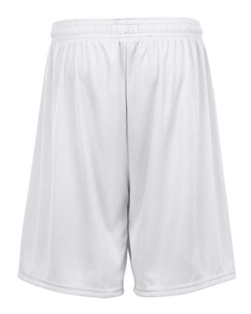 Badger 4107 Men's B-Core 7" Shorts - White - back