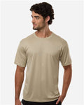 Badger 4120 Men's B-Core Sport Shoulders T-Shirt - Sand - model front
