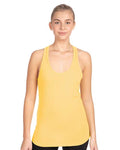 Next Level 1533 Women's Ideal Racerback Tank - Banana Cream - model front
