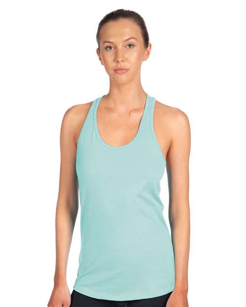 Next Level 1533 Women's Ideal Racerback Tank - Cancun - model front