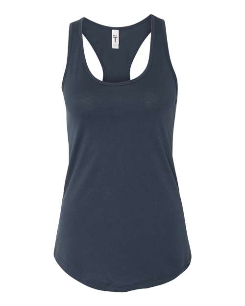 Next Level 1533 Women's Ideal Racerback Tank - Indigo - front
