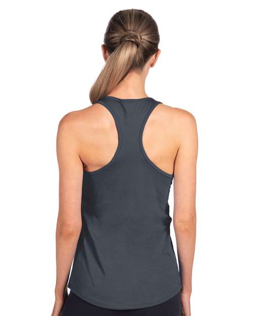 Next Level 1533 Women's Ideal Racerback Tank - Indigo - model back