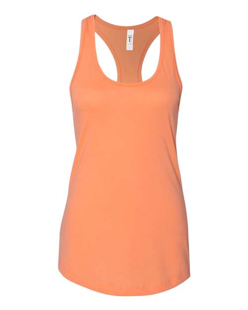 Next Level 1533 Women's Ideal Racerback Tank - Light Orange - front