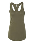 Next Level 1533 Women's Ideal Racerback Tank - Military Green - front