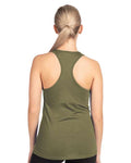 Next Level 1533 Women's Ideal Racerback Tank - Military Green - model back
