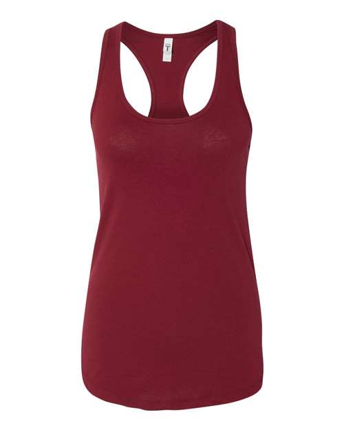 Next Level 1533 Women's Ideal Racerback Tank - Cardinal - front