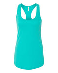 Next Level 1533 Women's Ideal Racerback Tank - Tahiti Blue - front