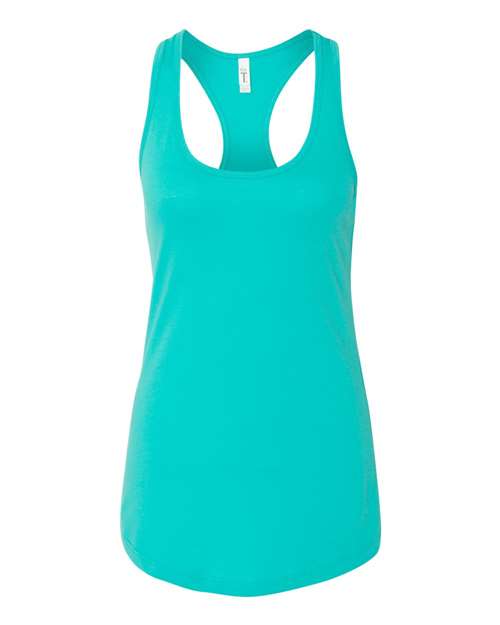 Next Level 1533 Women's Ideal Racerback Tank - Tahiti Blue - front