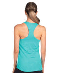 Next Level 1533 Women's Ideal Racerback Tank - Tahiti Blue - model back