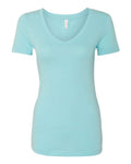 Next Level 1540 Women's Ideal V-Neck T-Shirt - Cancun - flat front