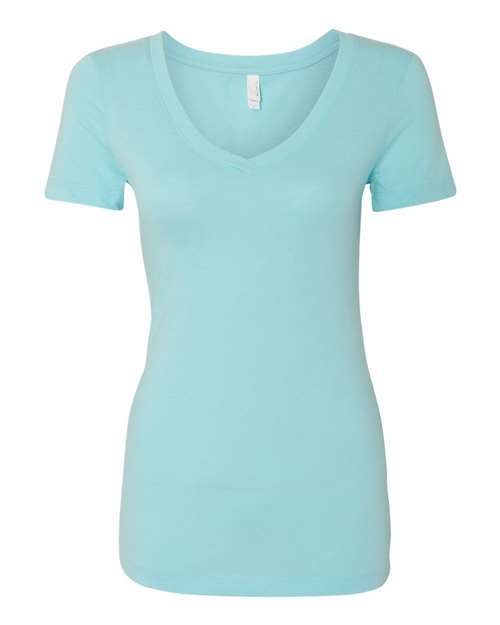 Next Level 1540 Women's Ideal V-Neck T-Shirt - Cancun - flat front