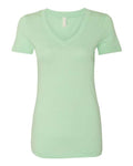 Next Level 1540 Women's Ideal V-Neck T-Shirt - Mint - flat front