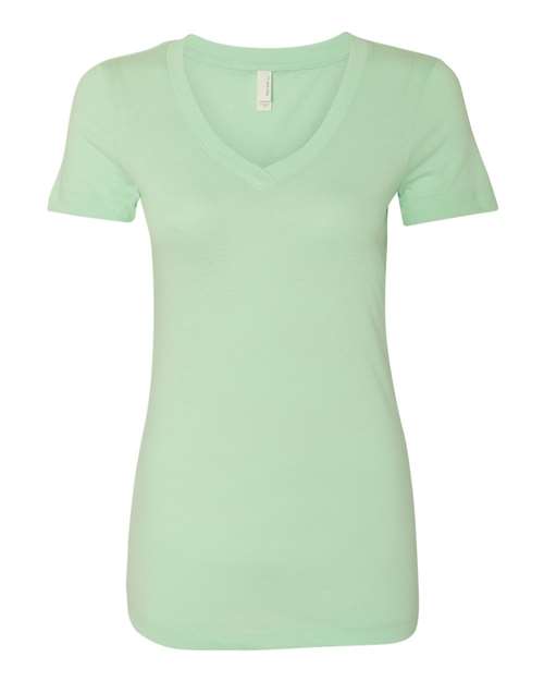 Next Level 1540 Women's Ideal V-Neck T-Shirt - Mint - flat front