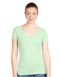 Next Level 1540 Women's Ideal V-Neck T-Shirt - Mint - model front