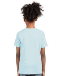 Next Level 3310 Youth Cotton T-Shirt - Light Blue - model back