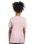 Next Level 3310 Youth Cotton T-Shirt - Light Pink - model back