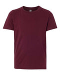 Next Level 3310 Youth Cotton T-Shirt - Maroon - front