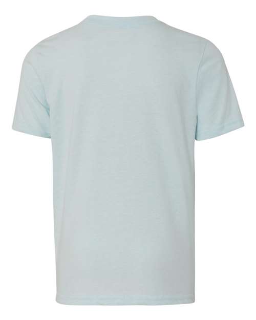 Next Level 3312 Youth CVC T-Shirt - Ice Blue - back