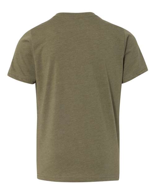 Next Level 3312 Youth CVC T-Shirt - Military Green - back