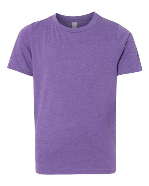 Next Level 3312 Youth CVC T-Shirt - Purple Rush - front