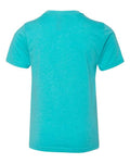 Next Level 3312 Youth CVC T-Shirt - Tahiti Blue - back