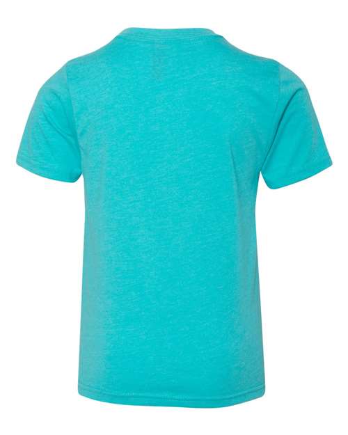 Next Level 3312 Youth CVC T-Shirt - Tahiti Blue - back