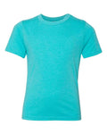 Next Level 3312 Youth CVC T-Shirt - Tahiti Blue - front