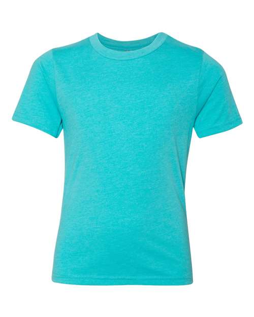 Next Level 3312 Youth CVC T-Shirt - Tahiti Blue - front