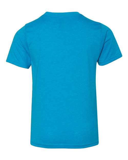 Next Level 3312 Youth CVC T-Shirt - Turquoise - back