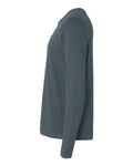 Next Level 3601 Unisex Cotton Long Sleeve T-Shirt - Indigo - side