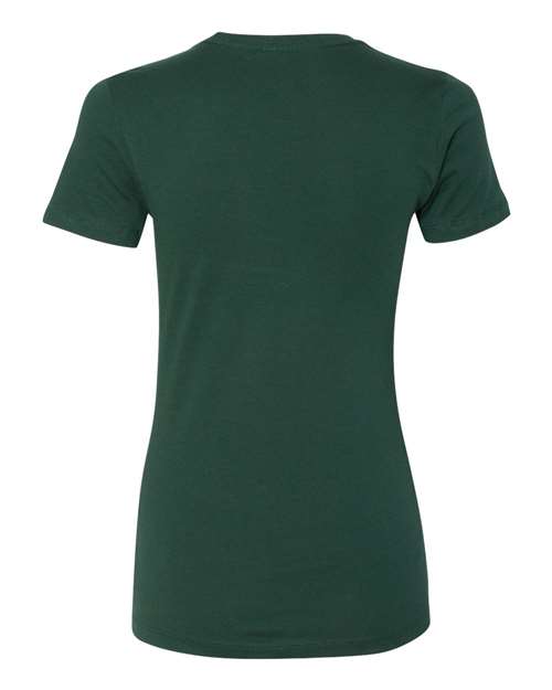 Next Level 3900 Women’s Cotton T-Shirt - Forest Green - back