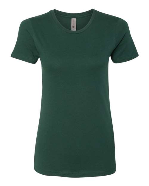 Next Level 3900 Women’s Cotton T-Shirt - Forest Green - front