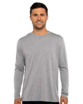 Next Level 6071 Men's Triblend Long Sleeve T-Shirt - Premium Heather - model front