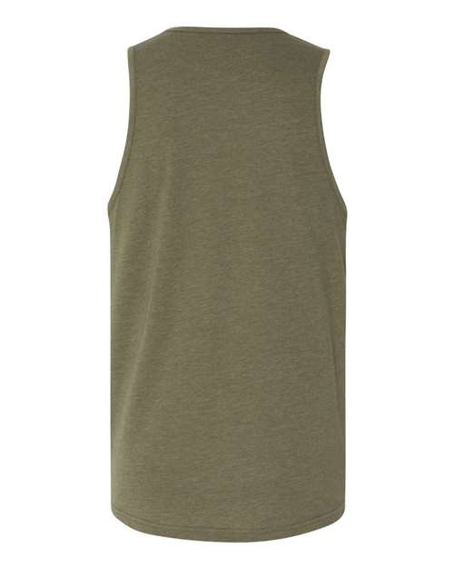 Next Level 6233 Unisex CVC Tank - Military Green - back
