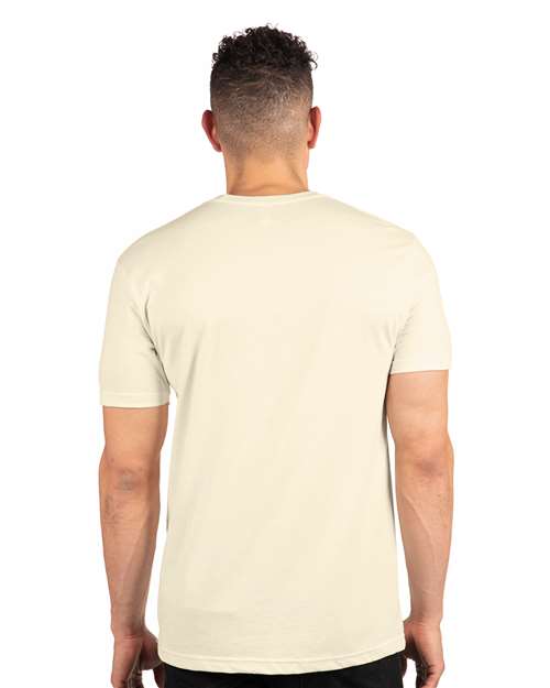 Next Level 6410 Sueded T-Shirt - Natural - model back
