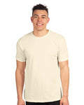 Next Level 6410 Sueded T-Shirt - Natural - model front